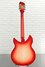 Rickenbacker 1993/12 Plus, Fireglo: Full Instrument - Rear