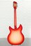 Rickenbacker 1993/12 Plus, Fireglo: Full Instrument - Rear