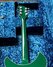 Rickenbacker 345/6 Baritone, Irish Green: Neck - Rear