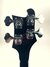 Rickenbacker 4001/4 CB Checkered Binding, Jetglo: Headstock - Rear