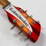 Feb 2023 Rickenbacker 360/6 , Fireglo: Headstock