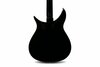 Rickenbacker 355/12 JL, Jetglo: Body - Rear