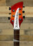 Sep 2023 Rickenbacker 620/6 , Fireglo: Headstock
