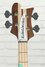 Sep 2023 Rickenbacker 4003/4 AC Al Cisneros model, Natural Walnut: Headstock