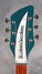Jul 2003 Rickenbacker 381/6 V69, Turquoise: Headstock