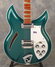 Rickenbacker 381/6 V69, Turquoise: Body - Front