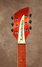 Jun 1995 Rickenbacker 610/6 , Fireglo: Headstock