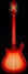 Rickenbacker 660/12 , Fireglo: Full Instrument - Rear