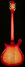 Rickenbacker 660/12 , Fireglo: Full Instrument - Rear