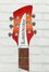 Sep 2023 Rickenbacker 620/6 , Fireglo: Headstock