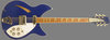 Jan 1979 Rickenbacker 360/12 WB, Azureglo: Full Instrument - Front