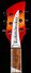 Sep 2023 Rickenbacker 620/6 , Fireglo: Headstock