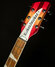 Oct 2023 Rickenbacker 360/6 , Fireglo: Headstock