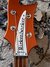 Apr 2017 Rickenbacker 4003/4 CB Checkered Binding, Copper Orangelo: Headstock