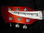 Dec 1987 Rickenbacker 620/6 , Fireglo: Headstock