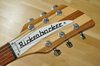 Oct 2001 Rickenbacker 330/6 , Mapleglo: Headstock