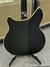 Rickenbacker 360/6 Bound Headstock, Jetglo: Body - Rear