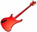 Rickenbacker 4004/4 Cii, Ruby: Full Instrument - Rear