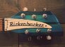 Nov 1988 Rickenbacker 330/6 Refin, Aquaglo: Headstock