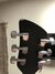 Rickenbacker 330/6 , Matte Black: Headstock - Rear