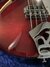 Rickenbacker 4005/4 Mod, Burgundy: Close up - Free2