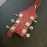 Rickenbacker 480/6 Mod, Burgundy: Headstock - Rear