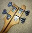 Rickenbacker 4001/4 CB Checkered Binding, White: Headstock - Rear