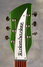 Feb 2024 Rickenbacker 360/6 CB VP, Candy Apple Green: Headstock