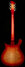 Rickenbacker 660/12 , Fireglo: Full Instrument - Rear