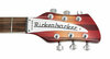 Mar 2024 Rickenbacker 360/6 , Fireglo: Headstock