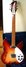 Dec 1987 Rickenbacker 1997/6 f hole, Fireglo: Body - Rear