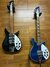 Rickenbacker 620/6 CB Checkered Binding, Azureglo: Neck - Front