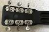 Rickenbacker B/6 LapSteel, Black: Headstock - Rear