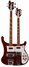 Rickenbacker 4080/46 Doubleneck, Burgundy: Full Instrument - Front