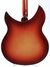 Rickenbacker 330/6 , Amber Fireglo: Body - Rear