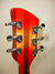 Rickenbacker 360/6 , Fireglo: Headstock - Rear