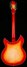 Rickenbacker 1993/12 Plus, Fireglo: Full Instrument - Rear