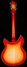 Rickenbacker 1993/12 Plus, Fireglo: Full Instrument - Rear