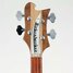 May 1999 Rickenbacker 4001(LH)/4 V63, Mapleglo: Headstock