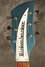 Jun 2001 Rickenbacker 1996/6 f hole, Turquoise: Headstock