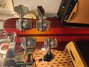 Rickenbacker 4005/4 XC 90th Anniversary, Amber Fireglo: Headstock - Rear