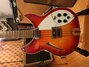 Rickenbacker 4005/4 XC 90th Anniversary, Amber Fireglo: Body - Front