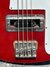 Rickenbacker 4000/4 , Burgundy: Close up - Free2