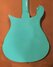 Rickenbacker 620/6 Refin, Sea Green: Body - Rear