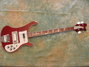 Rickenbacker 4003/4 , Burgundy: Full Instrument - Front
