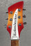 May 2024 Rickenbacker 620/6 , Fireglo: Headstock