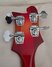 Rickenbacker 4003/4 S, Fireglo: Headstock - Rear