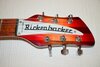 May 2010 Rickenbacker 330/6 , Fireglo: Headstock