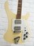 Rickenbacker 481/6 Slant Fret, White: Body - Front