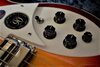 Rickenbacker 4005/4 XC 90th Anniversary, Amber Fireglo: Close up - Free